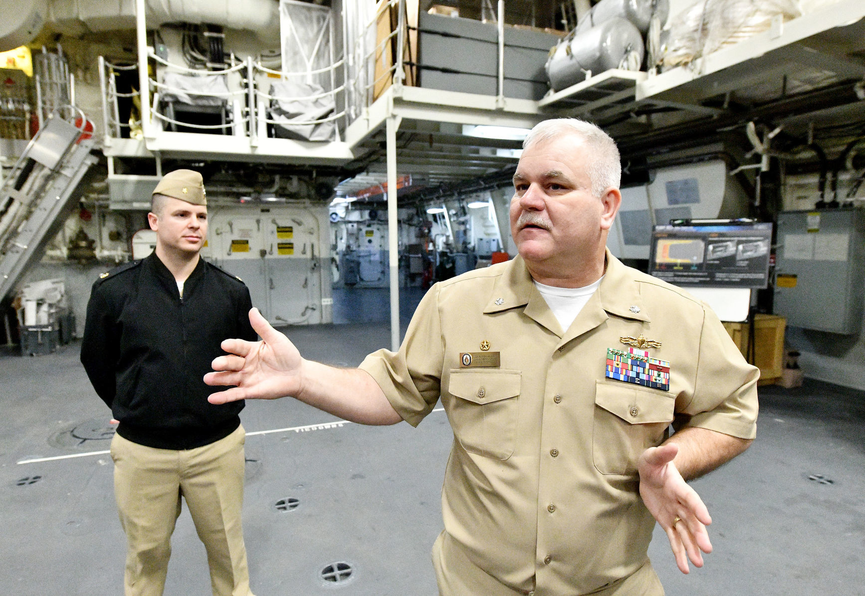 USS Sioux City commissioning tour